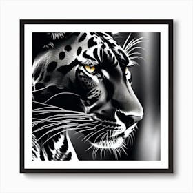Leopard Painting Art Print