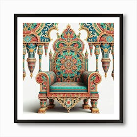 Ornate Throne 1 Art Print