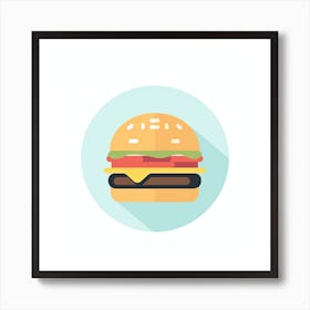 Hamburger Icon Art Print