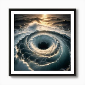 Black Hole Art Print