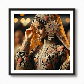 Traditional Muslim Bride Art Print