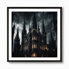 Dark Cathedral Art Print