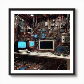 Computer Room Art Print