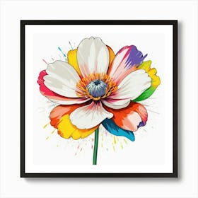 Colorful Flower Art Print