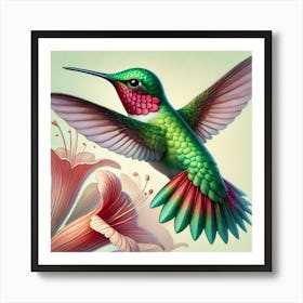 Hummingbird 26 Art Print