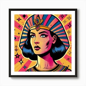 Pop Egyptian Hana InfiniteGlitz Art Print