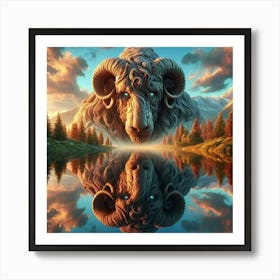 Ram'S Head 1 Art Print