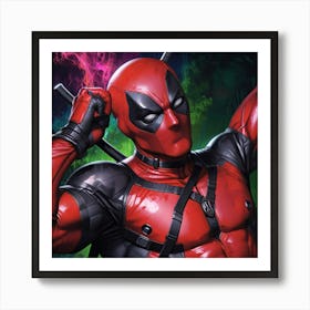 Deadpool 6 Art Print