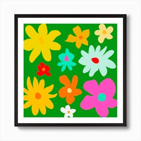 Flower Pop Art Print