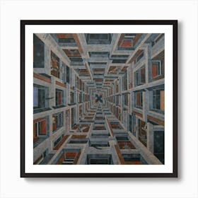 'The Maze' Print Art Print