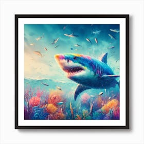 Art Shark Art Print