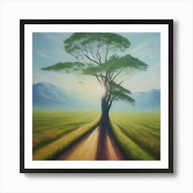 Lone Tree Art Print