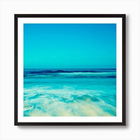 Blue Sea Art Print