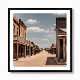 Old West Town Art Print
