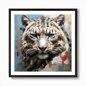 Snow leopard 1 Art Print