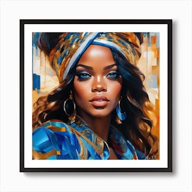 Rihanna Art Print