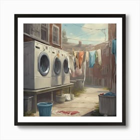 Laundry Room 19 Art Print