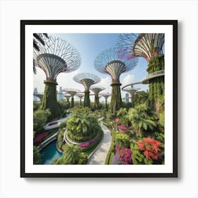 Gardens By The Bay 3 Art Print