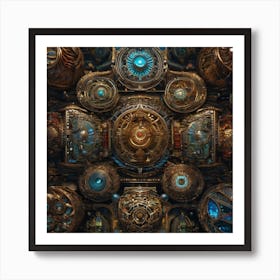 Clockwork Gears Art Print