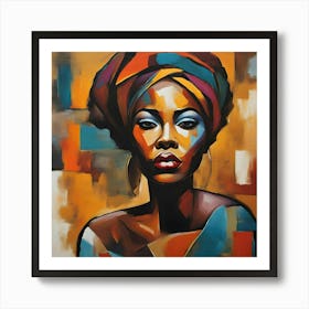 African Woman Art Print