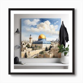 Dome Of The Rock 1 Art Print