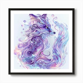 Fox Art 3 Art Print