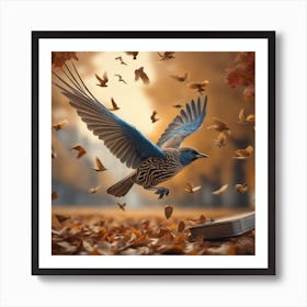 Bird In Flight 8 Art Print