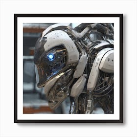 Robot In A Factory 3 Art Print