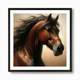 Horse Portrait 2 Art Print