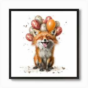 Easter Fox Art Print