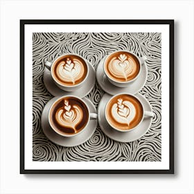 Latte Art 42 Art Print