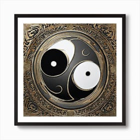 Yin Yang 40 Art Print