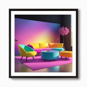 Ombre Aesthetic  Art Print