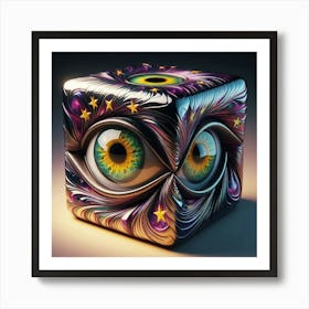 Eye Of The Cube Art Print