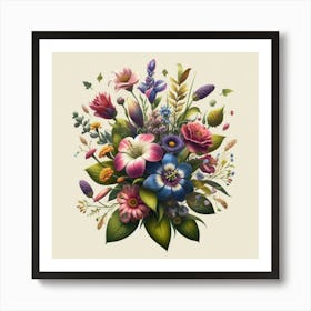 Bouquet Of Flowers 1 Art Print