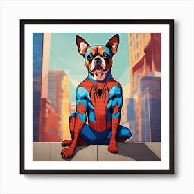 Spider-Man Dog 3 Art Print