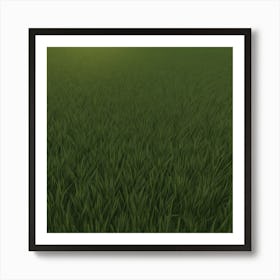 Grass Field 9 Art Print