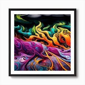 Psychedelic Art 1 Art Print