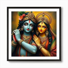 Krishna And Radha 6 Póster