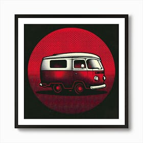 Vw Camper Van Art Print