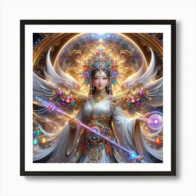 Chinese Goddess Art Print