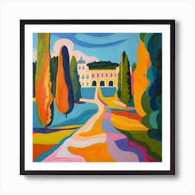 Colourful Gardens Schnbrunn Palace Gardens Austria 5 Art Print