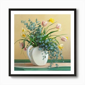 Vase Of Flowers 7 Art Print