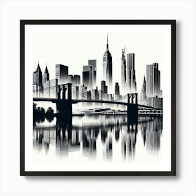 New York City Skyline Art Print