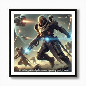 Elemental Vanguard Gravity Resistant Infantry Art Print