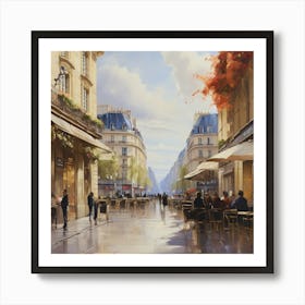 Paris Street.5 Art Print