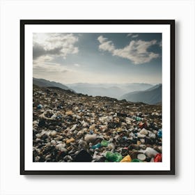 Garbage In The Mountains Art Print