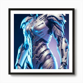 Ciborg Cyberpunk Robot (110) Art Print