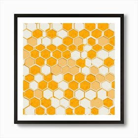 Beehive Background Art Print Art Print