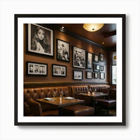 Restaurant Interior Art Print